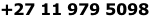 +27 11 979 5098